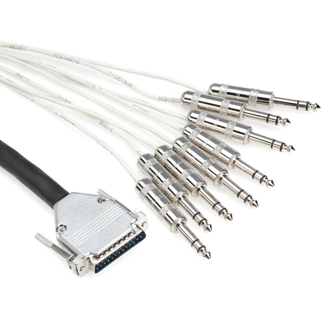 Pro Co DA88BQ-25 - Patch Analogique DB25/TRS Serpent, 25 Pieds