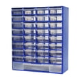 thumbnail image 2 of Siruishop Drawer Storage Cabinet Organizer Container with 33 Compartment Bathroom Tool Box Blue, 2 of 8