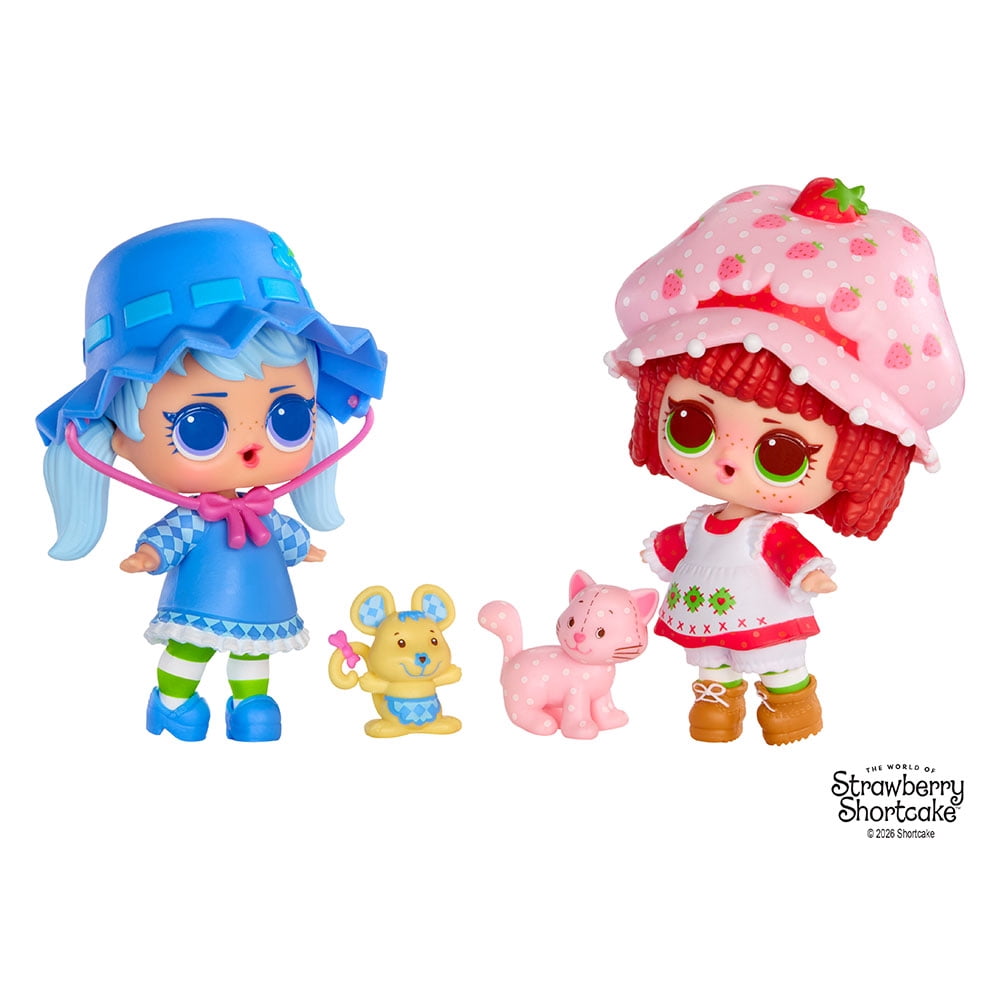 Lot Tout-petits L.O.L. Surprise! Loves Strawberry Shortcake avec poupées parfumées