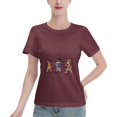 thumbnail image 1 of Women's Basic Short Sleeve T-Shirt One Piece, 1 of 6