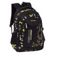 thumbnail image 1 of ruzhgo Students Book Stationery Storage Printed School Bag Hiking Portable Zipper Closure Backpack Large Capacity Knapsack Rucksack Blue Large Yellow Large, 1 of 6