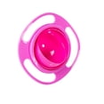 thumbnail image 2 of Transemion PP Baby Gyro Bowl Safe For Food Contacting Round Edge And Colorfast Sleek Surface Rotate Bowl Red, 2 of 6