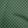 thumbnail image 1 of oneOone Velvet Dark Green Fabric Asian Floral Block Craft Projects Decor Fabric Printed By The Yard 58 Inch Wide, 1 of 5