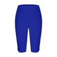 thumbnail image 5 of LSLJS Women's Summer High Waisted Solid Color Capris Matching Slim Fitting Yoga Gym Pants Yoga Pants, 5 of 5