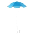 thumbnail image 1 of Large Garden Parasol for Potted Plants | Outdoor Sun & Rain Protection Umbrella with Stake | 47" Shade Canopy | Durable Metal Frame & Rubberized Cloth Cover, 1 of 5