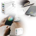 thumbnail image 4 of 3.1A Type C PD+3USB Multi Port Travel Charger 65W Fast Charging Automatic Recognition, 4 of 4