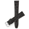 thumbnail image 1 of 20mm Crocodile Style Leather Watch Strap Band, 1 of 7