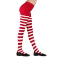 thumbnail image 1 of dmqupv Girl Footed Dance Tights Girls' Tights Striped Tights For Children Panty Hose Length Accessory for Performance Carnival Theme Party H,Size for One Size, 1 of 4