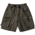 thumbnail image 1 of Diufon Men's Athletic Shorts Drawstring Waisted Outdoor Sport Shorts Spring Summer Hiking Shorts with Pockets, 1 of 2