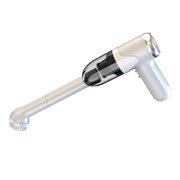 White Car Vacuum Cleaner High Power Wireless Handheld, Blowing And Suction Mini Vacuum For Car And Home, 50W Motor With Washable Filter And Nozzles