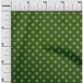 thumbnail image 2 of oneOone Viscose Chiffon Green Fabric Geometric Sewing Craft Projects Fabric Prints By Yard 42 Inch Wide, 2 of 5