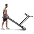 thumbnail image 4 of Sunny Health & Fitness Strider Foldable Treadmill, 20-Inch Wide Running Belt, Customizable Workout Programs, Pulse Sensors with Optional Exclusive SunnyFit App and Enhanced Bluetooth Connectivity, 4 of 8