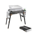 thumbnail image 1 of Yukon Glory? Universal Portable Grill Table/Flat Top Grill Griddles Stand with Built in Grill Caddy - Designed to Fit Tabletop Blackstone Griddle & Many Others - Outdoor Cooking Camping & Ta, 1 of 4
