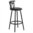 thumbnail image 3 of Pemberly Row Tabouret de Barre Arrière de 30 Po en Noir, 3 of 4