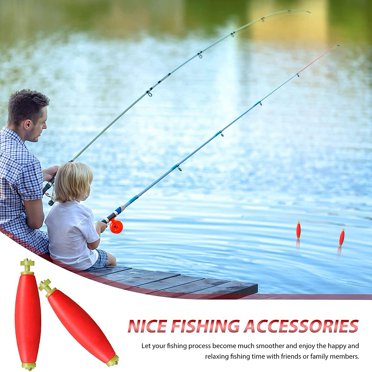 20 Pcs Bobbers de Pêche en Mousse Pondérée à Pression, Flotteur Pondéré, Bobbers pour Accessoires d'Articles de Pêche, Fournitures de Pêche