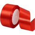 thumbnail image 1 of ORUYROP 1-1/2 Inch Wide Double Face Satin Ribbon-25 Yards,Gift Bag Decoration Wedding Chair Back Handmade Bow (Christmas Red), 1 of 7