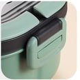 thumbnail image 4 of REK Lunch Bento Isolé à Double Couche avec Compartiments Vaisselle Durable pour Micro-Ondes, 4 of 4