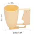 thumbnail image 3 of Oleegame 1PC Pancake Batter Dispenser Separator Cup Funnel Cake Machine Pancake Mixer Handheld Paper Cup Cake Measuring And Baking Tool Beige, 3 of 5