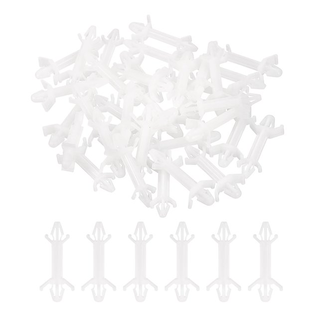 60 Pcs Colonne d'Isolation pour Carte PCB, Clips de Circuit Imprimé en Nylon Support de Hauteur 19mm /0.75 Pouces
