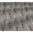 thumbnail image 5 of oneOone Viscose Jersey Fabric Arrow Sign Kasuri Fabric Prints By Yard 60 Inch Wide, 5 of 5