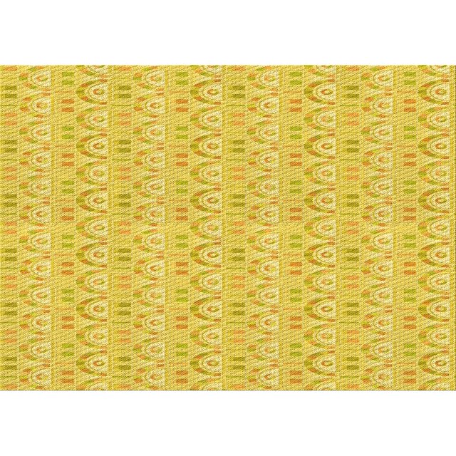 Ahgly Tapis Rectangulaire Intérieur Lavable en Machine Banane Jaune, 7 Pieds x 9 Pieds