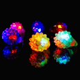 thumbnail image 2 of Novelty Place [Party Stars] Flashing LED Bumpy Jelly Ring Light-Up Toys (12Pack), 2 of 7