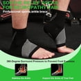 thumbnail image 2 of EGNMCR Orthopaedic Compression Socks Foot Compression Ankle Support Plantar Fasciitis Socks Grip Socks Football Fitness Socks 1 Pairs Socks Socks, 2 of 5