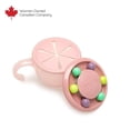 thumbnail image 1 of Melii Abacus Snack Container for Infants and Toddlers, Pink, 6.76 oz / 200 ml, 1 of 5