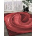 thumbnail image 3 of Ahgly Company Tapis Rectangulaire Lavable en Machine Intérieur Transitionnel Rouge Lave, 5 Pieds x 7 Pieds, 3 of 7
