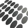 thumbnail image 3 of Topcobe 1 Pcs Kitchen Spice Labels Set for Jar Cans Bottle, Chalkboard Oval Stickers Labels for Pantry Home Office, Black PVC Waterproof Blank Labels for Canisters Container, 3 of 4