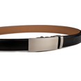 thumbnail image 3 of Men‘s Solid Buckle with Automatic Ratchet Leather Belt 35mm Wide 1 3/8”, 3 of 4