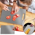 thumbnail image 3 of Birdeem Cutting Board Cutting Boards for Kitchen Kitchen Cutting Boards Household Essentials Cooking Chopping Board Double Sided Stainless Steel 304 Kitchen Cutting Board with Hanging Hole Durable Hom, 3 of 10