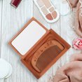 thumbnail image 3 of Shisuyan Folding Mirror Portable Mirror Small Mirror Compact Mirror Travel Mirror with Comb, 3 of 8