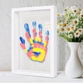 thumbnail image 5 of Family Handprint Kit Couple Handprint Photo Frame DIY Handmade Palm Style Children's Day Gift For Girlfriend Handprint Painting 5ml, 5 of 5