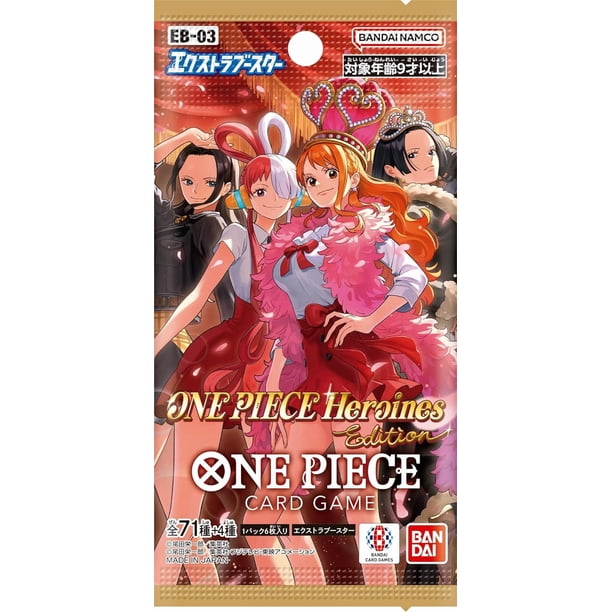 N*h様 ONE PIECE Heroines EB-03 24パック Bandai One Piece Card Game Extra Booster One Piece Heroines