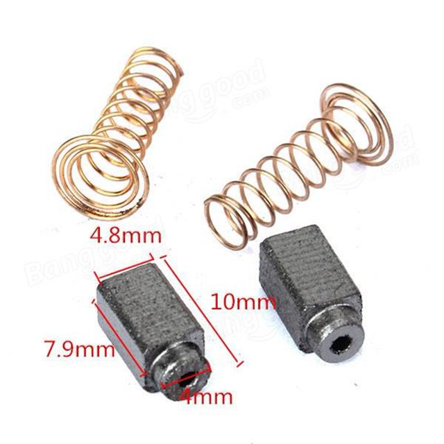 2Pcs Carbon Brush Motor for 3000 200 Brush Repairing Part for Electric Rotary Motor Tools