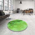 thumbnail image 4 of Ahgly Tapis Rectangulaire Lavable en Machine Intérieur Transitionnel Vert Émeraude, 3 Pieds x 5 Pieds, 4 of 7