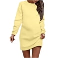 thumbnail image 1 of Gspmoly Robes d'Été, Robe Chandail Imprimée à Col Rond et Manches Courtes pour Femmes, Robes d'Été pour Femmes en Liquidation, 1 of 4