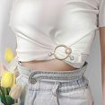thumbnail image 2 of Meitianfacai T-Shirt Clips Clothes Corner Knotted Button Fashion Alloy Pearl Rhinestone Clip Buckle Round Shirt Silk Scarf, 2 of 7