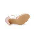 thumbnail image 3 of BLISSFUL STEP Chaussures pour Femmes Bout Rond Talon Aiguille Sandales à Bride en T Rose Poussière 7, 3 of 8