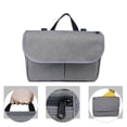 thumbnail image 3 of Sac de Rangement Côté Fauteuil Roulant Sac d'Accoudoir Porte-Organisateurs Gris, 3 of 9