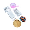 thumbnail image 4 of RKSTN Kitchen Utensils Set Kitchen Essentials Crafts Mosaicss Tile Set Wooden Cup Mats Mixed Color Mosaicss Set Crafts Pack 6ml Kitchen Decor, 4 of 5