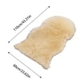 thumbnail image 2 of Sheepskin Area Rug Soft Fuzzy Shag Carpet Machine Washable Nursery Throw Rug for Living Room Bedroom Kids Room, 2 of 3