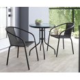 thumbnail image 1 of Mainstays 3 Piece Steel & Wicker Bistro Set, 1 of 7