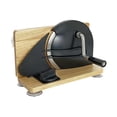 thumbnail image 2 of veasfak Metal Bread Slicer Bread Loaf Cutter Baking Tool Portable Slicing Tool Manual Slicer for Sourdough Rounds Onion Tomato Potato Style B, 2 of 9