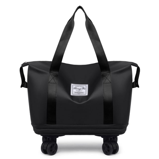 Sac de Voyage Grande Capacité avec Roues, Roue Universelle Amovible, Sac de Sport Extensible et Pliable