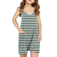 thumbnail image 1 of LSLJS Girls Summer Sleeveless Casual Romper Spaghetti Strap Shorts Jumpsuit With Pockets, Girls' Jumpsuits & Rompers Summer Clothes, 1 of 6