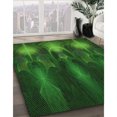thumbnail image 3 of Ahgly Tapis Rectangulaire Lavable en Machine Intérieur Vert Émeraude Profond, 5 Pieds x 8 Pieds, 3 of 7