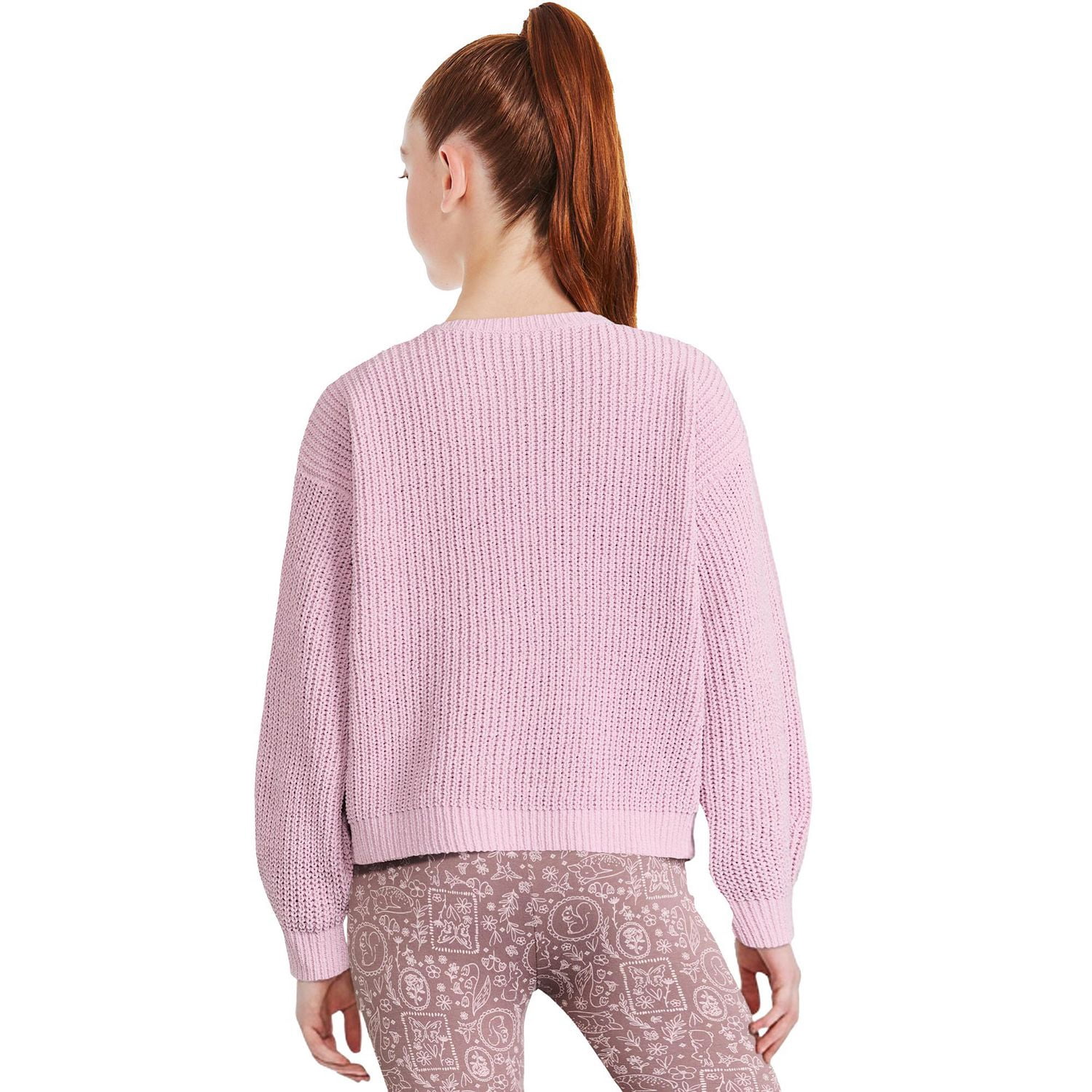 Chandail en chenille à encolure ras du cou George pour filles