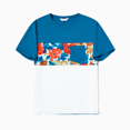 thumbnail image 2 of PatPat Family Matching Floral Panel T-Shirt and Ruched Drawstring Side Bodycon Strap Dress Sets, 2 of 4